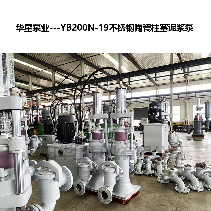 YB200N-19不銹鋼陶瓷柱塞泥漿泵-12 YB200N-19不銹鋼陶瓷柱塞泥漿泵-12